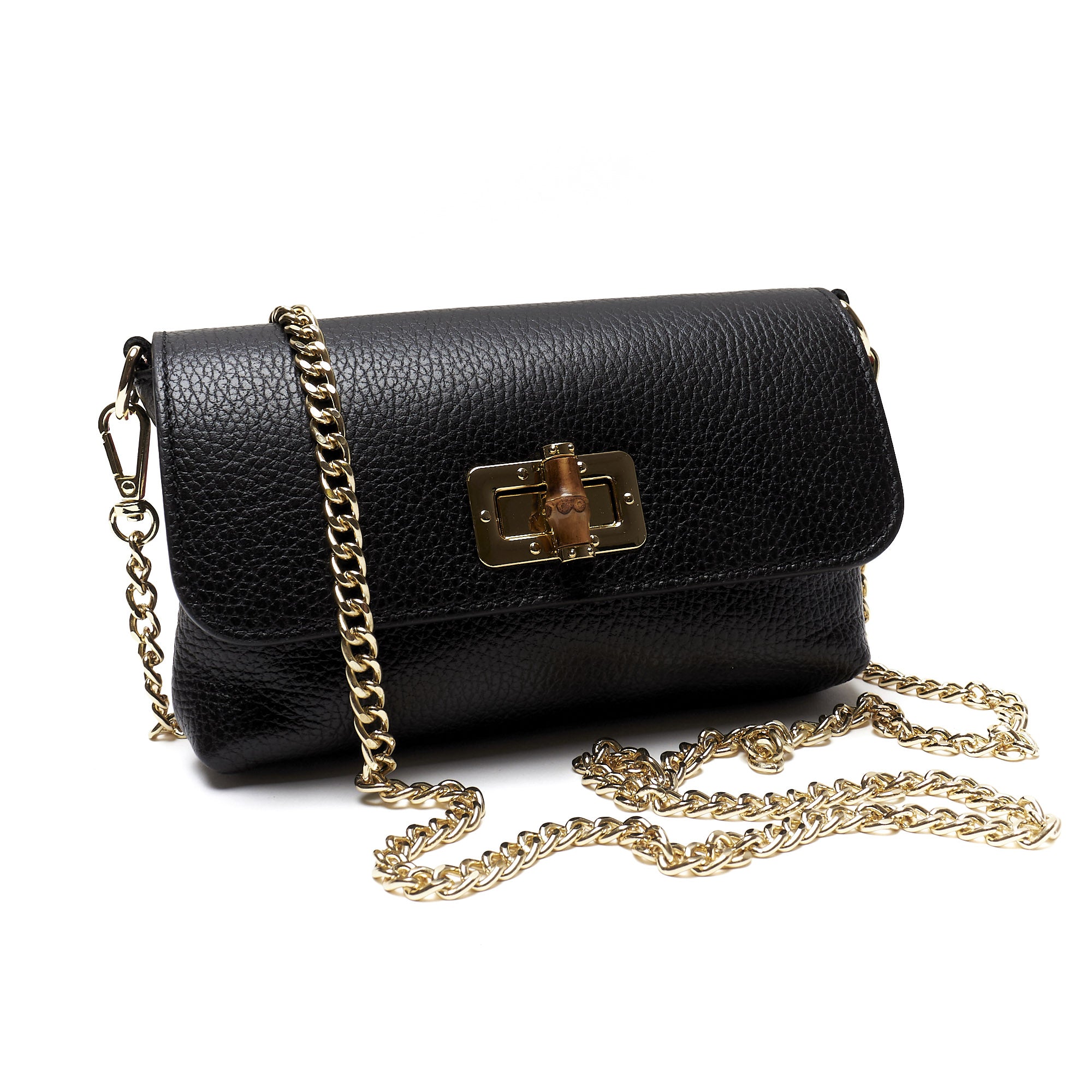 Pochette a Busta in Vera Pelle Pieno Fiore – Made in Italy