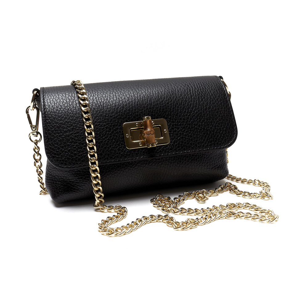 Pochette a Busta in Vera Pelle Pieno Fiore – Made in Italy