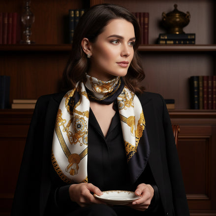 Foulard Donna Seta "Ispirazione Versace" - Made in Italy |100% Seta
