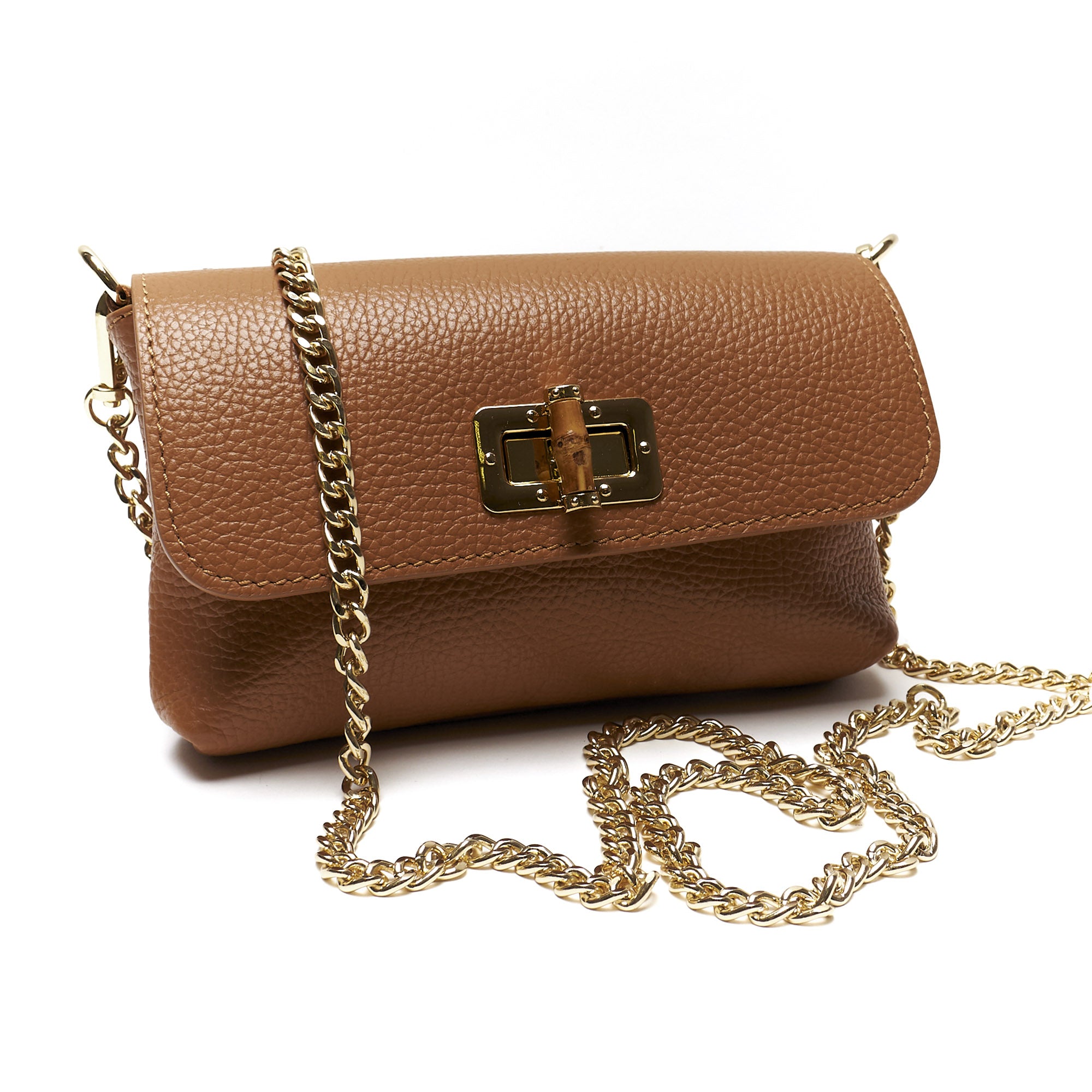 Pochette a Busta in Vera Pelle Pieno Fiore – Made in Italy