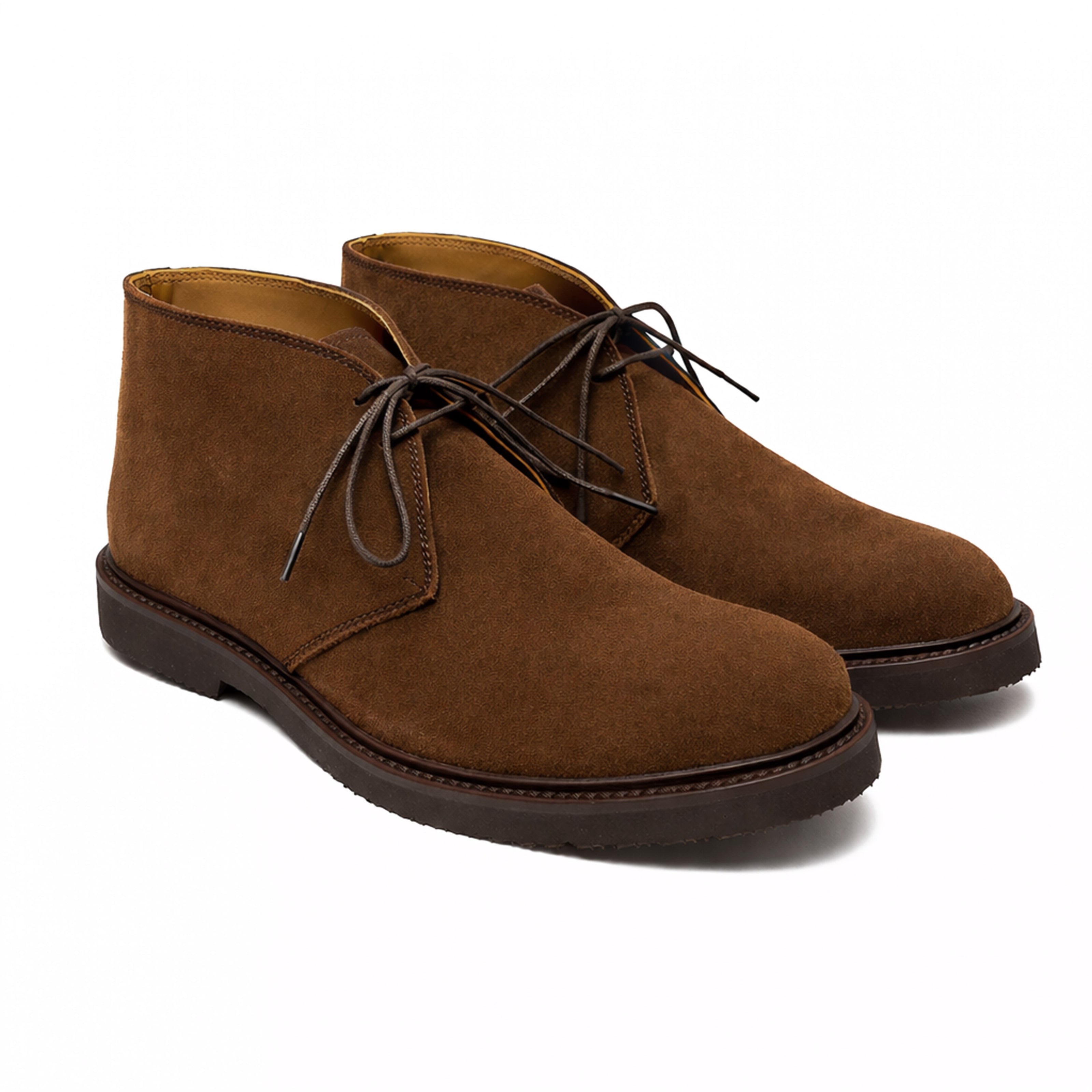 Scarpa Uomo Polacchino con lacci scamosciata