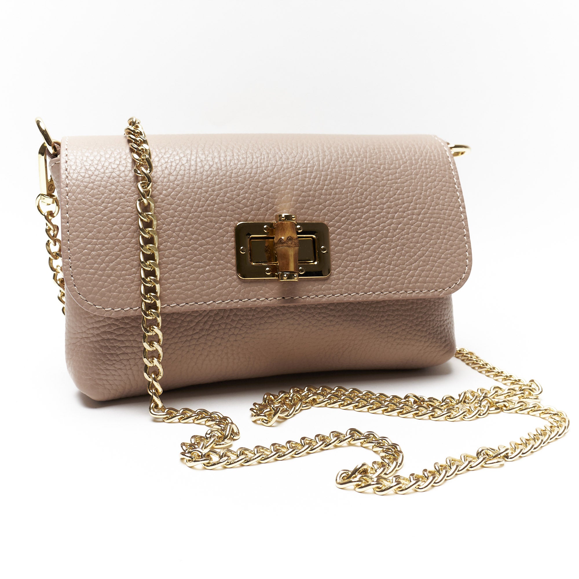 Pochette a Busta in Vera Pelle Pieno Fiore – Made in Italy