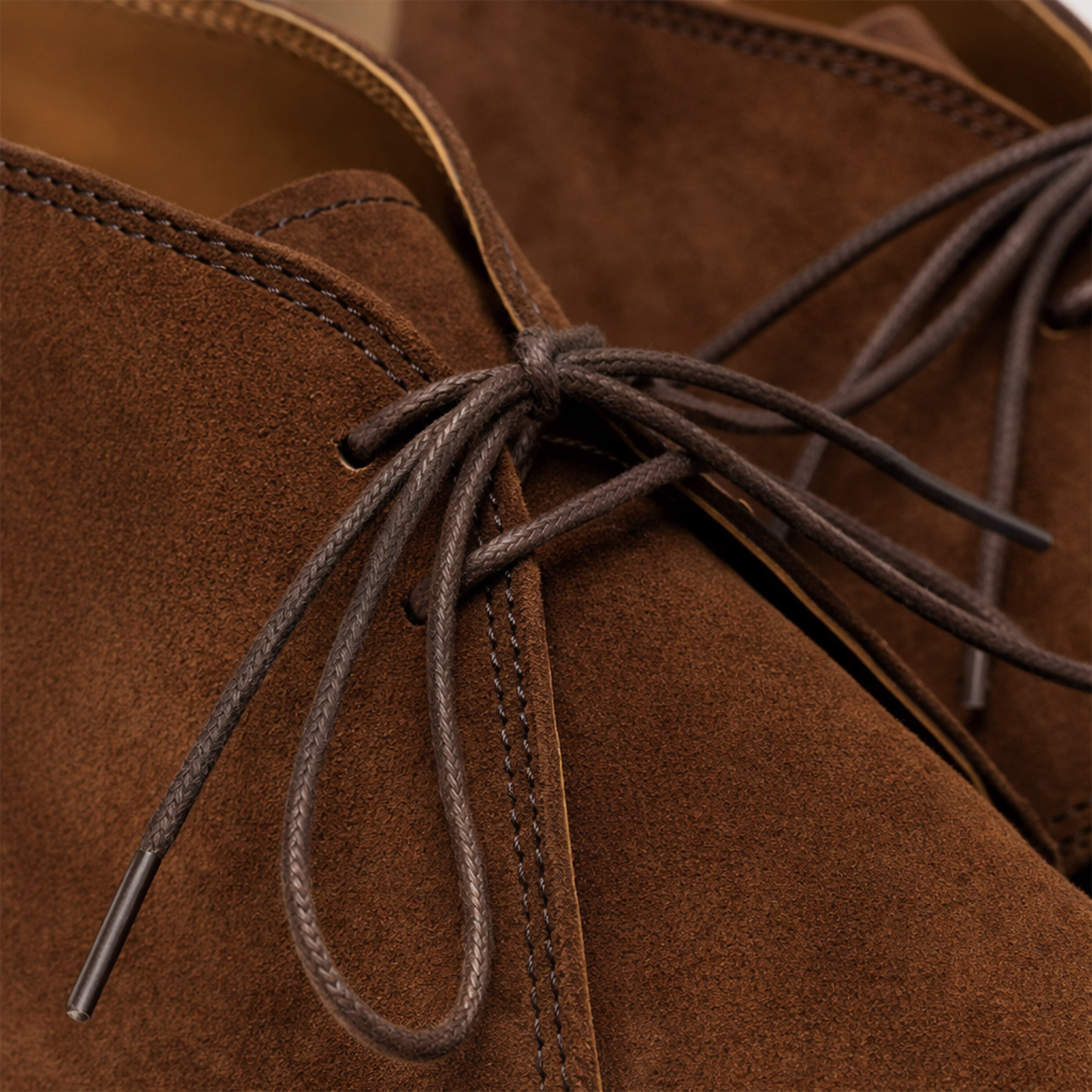 Scarpa Uomo Polacchino con lacci scamosciata