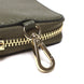 Portadocumenti Donna in Vera Pelle Made in Italy con Zip e Moschettone Oro