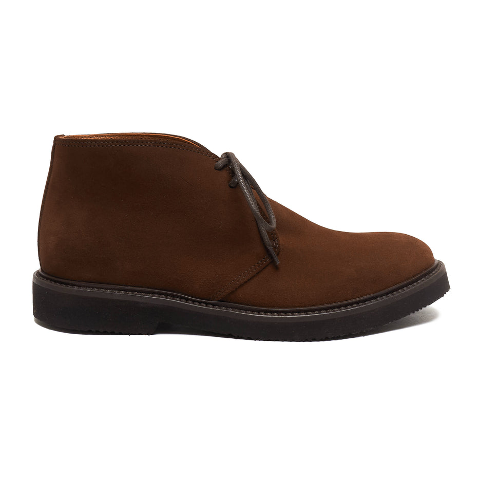 Scarpa Uomo Polacchino con lacci scamosciata