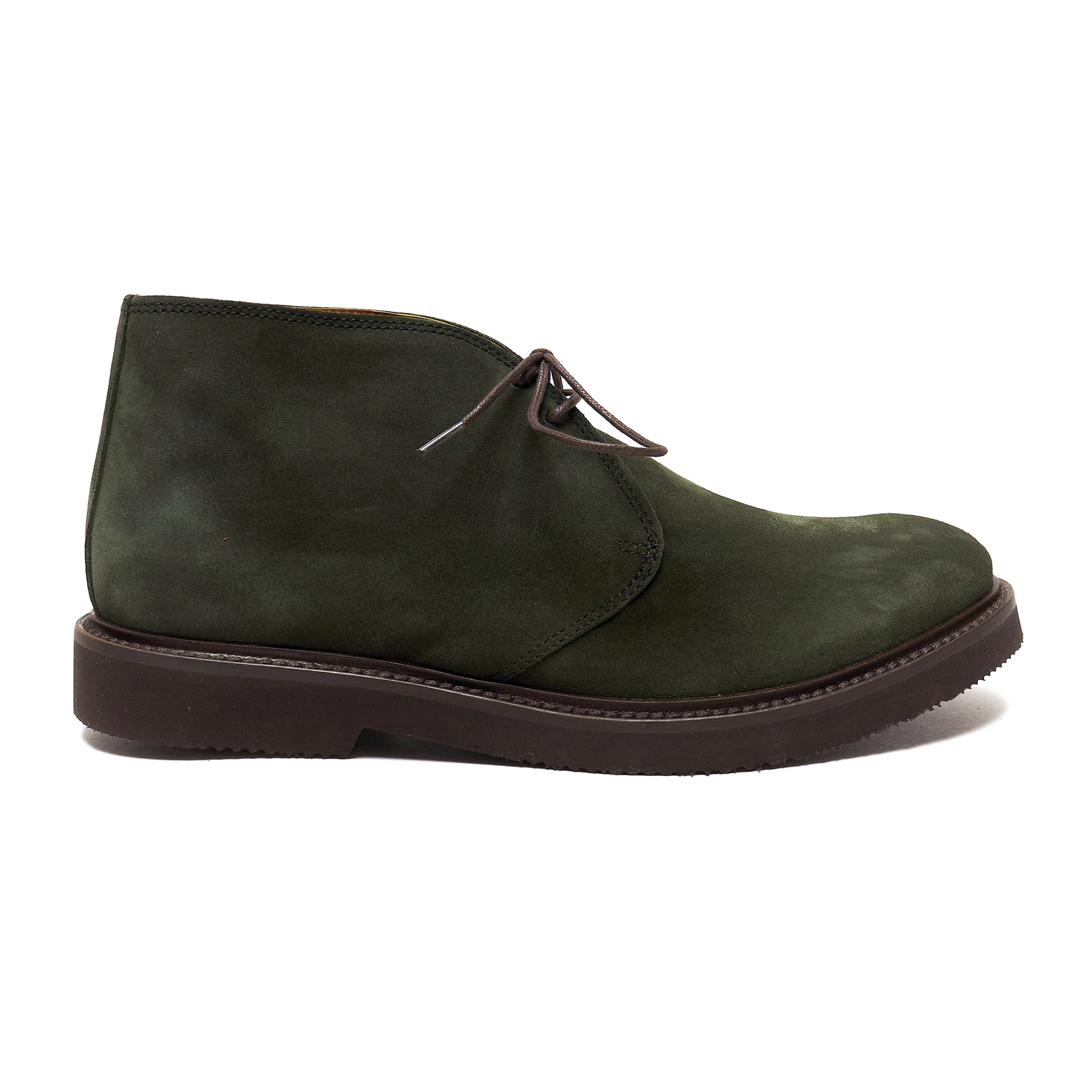 Scarpa Uomo Polacchino con lacci scamosciata