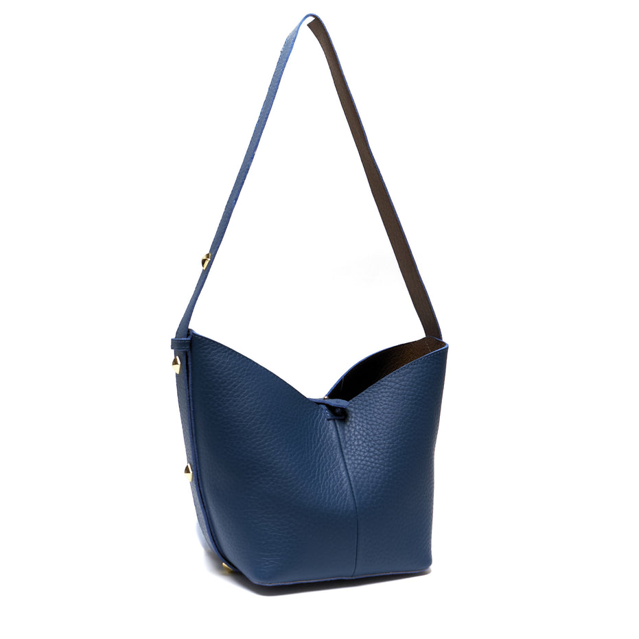 Borsa a Spalla in Vera Pelle con Pochette Estraibile – Made in Italy