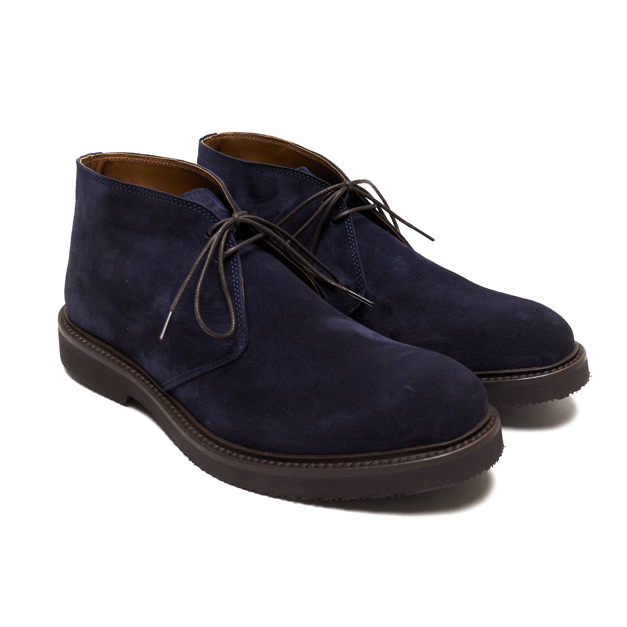 Scarpa Uomo Polacchino con lacci scamosciata