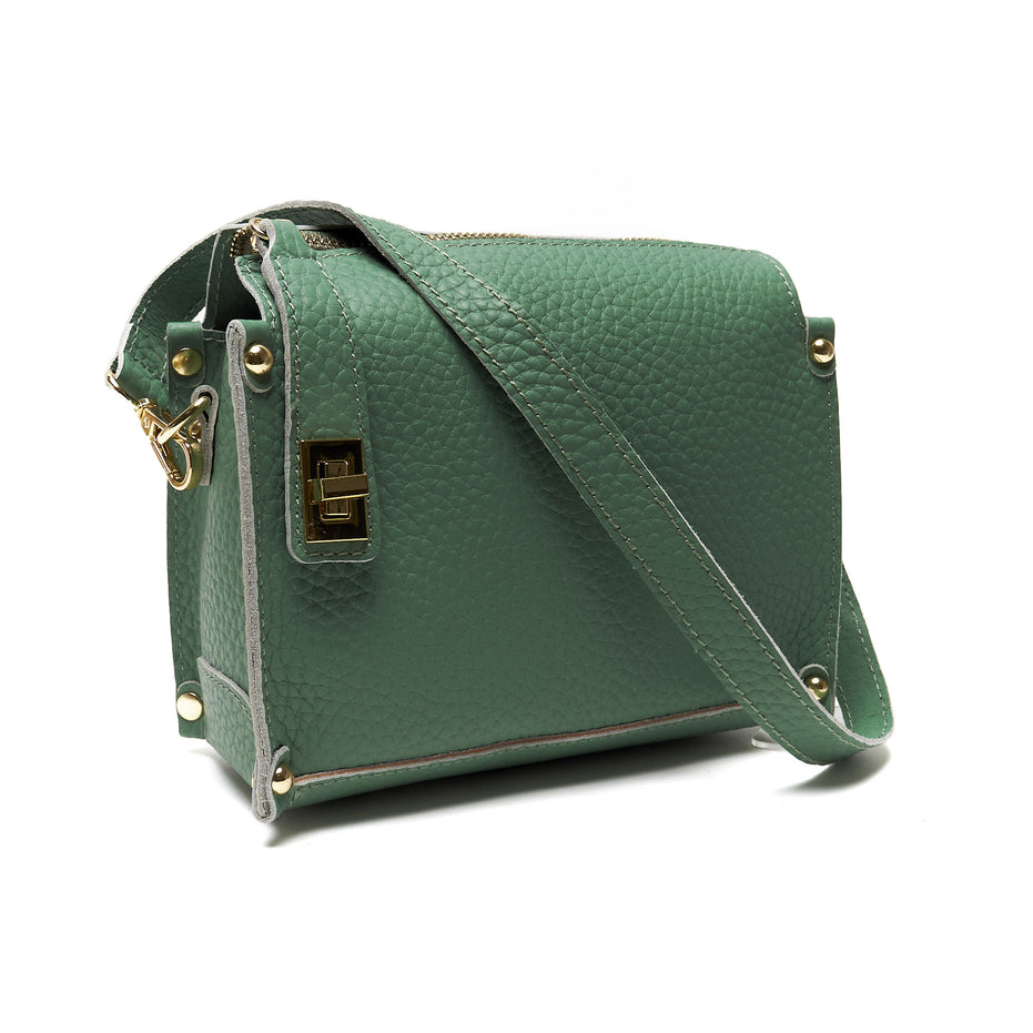 Pochette a Tracolla chiusura sicura in Vera Pelle – Made in Italy