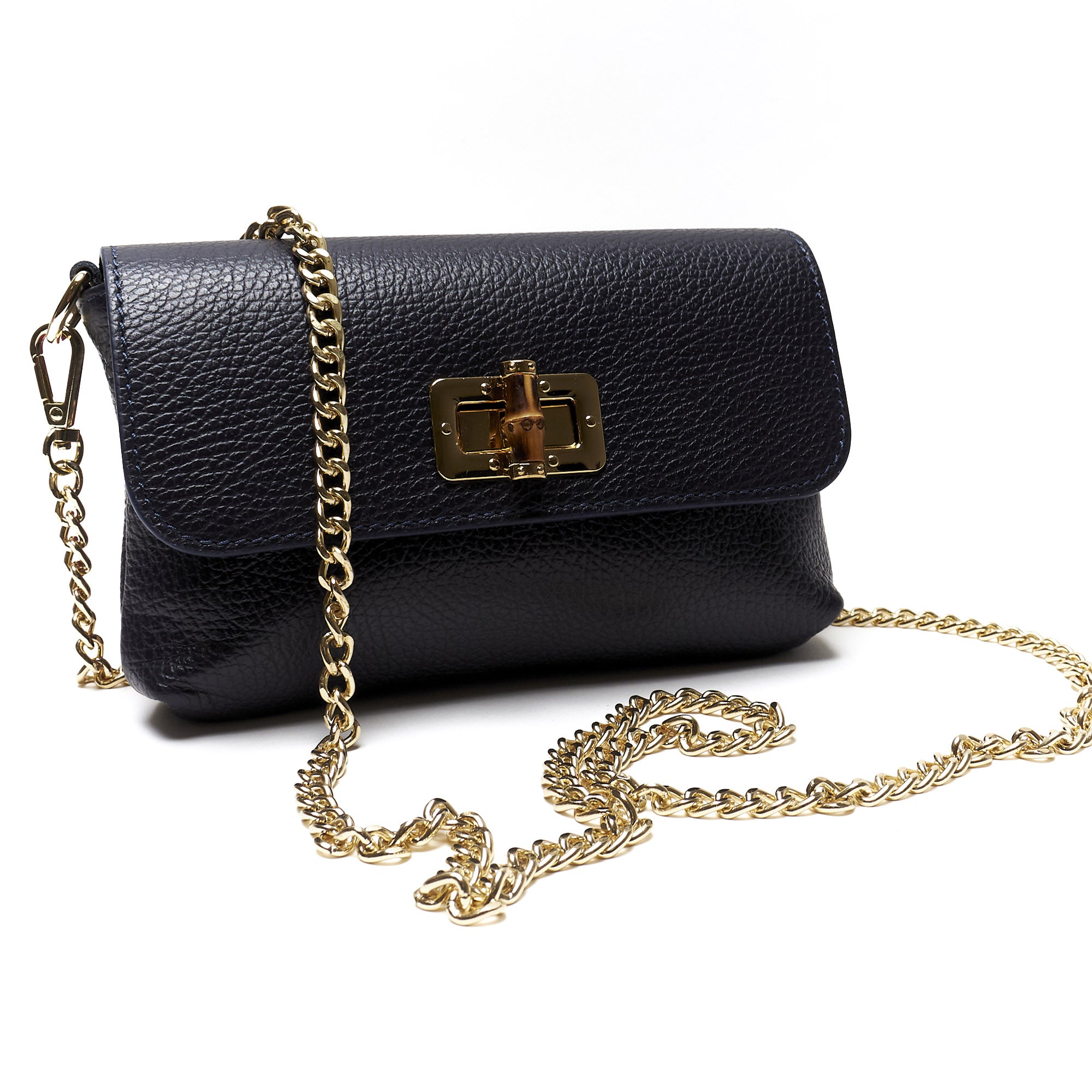 Pochette a Busta in Vera Pelle Pieno Fiore – Made in Italy
