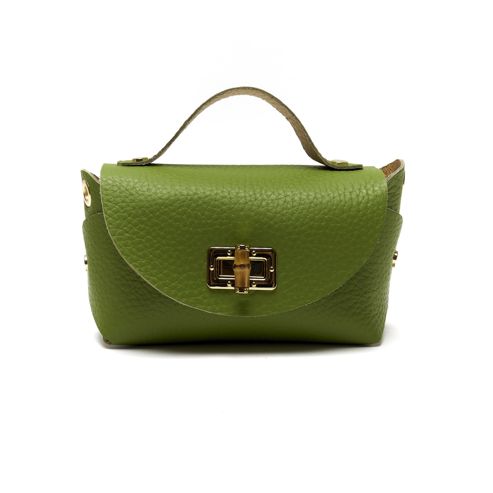 Mini Pochette in Vera Pelle con Tracolla a Catena – Made in Italy