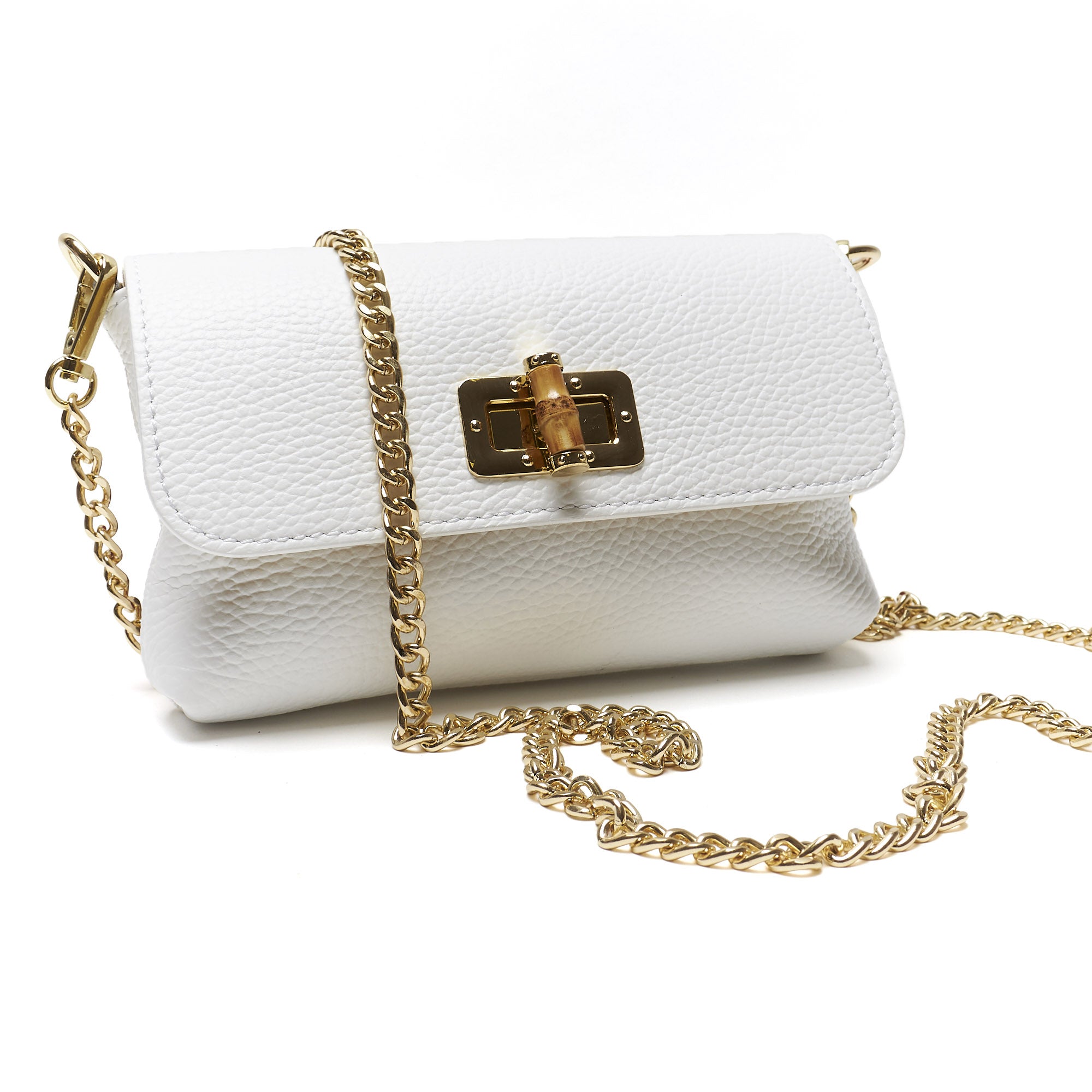 Pochette a Busta in Vera Pelle Pieno Fiore – Made in Italy