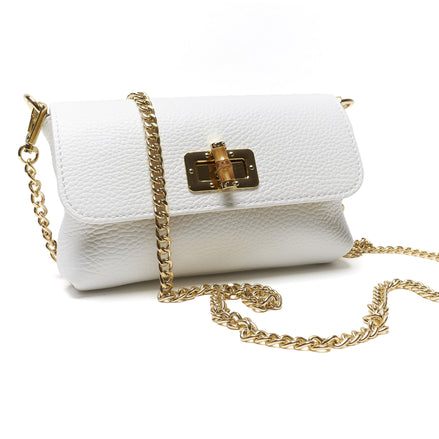 Pochette a Busta in Vera Pelle Pieno Fiore – Made in Italy
