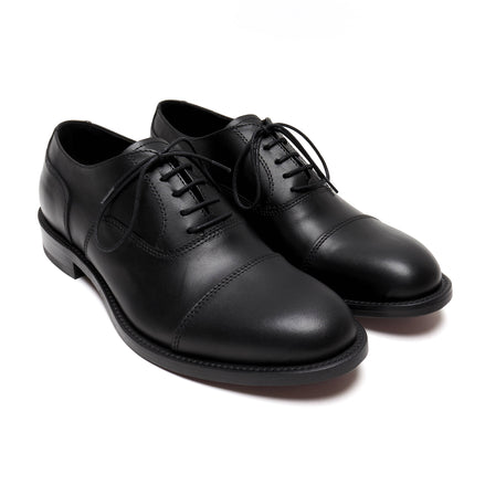 Scarpe - Francesina derby cap toe da uomo in fiore di vitello