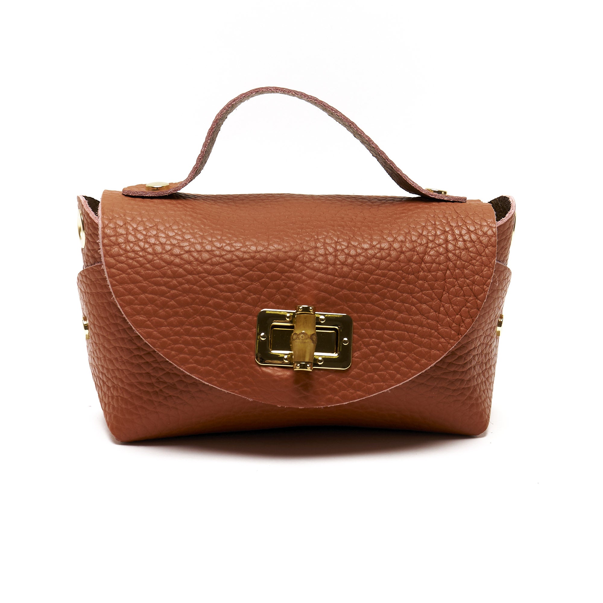 Mini Pochette in Vera Pelle con Tracolla a Catena – Made in Italy