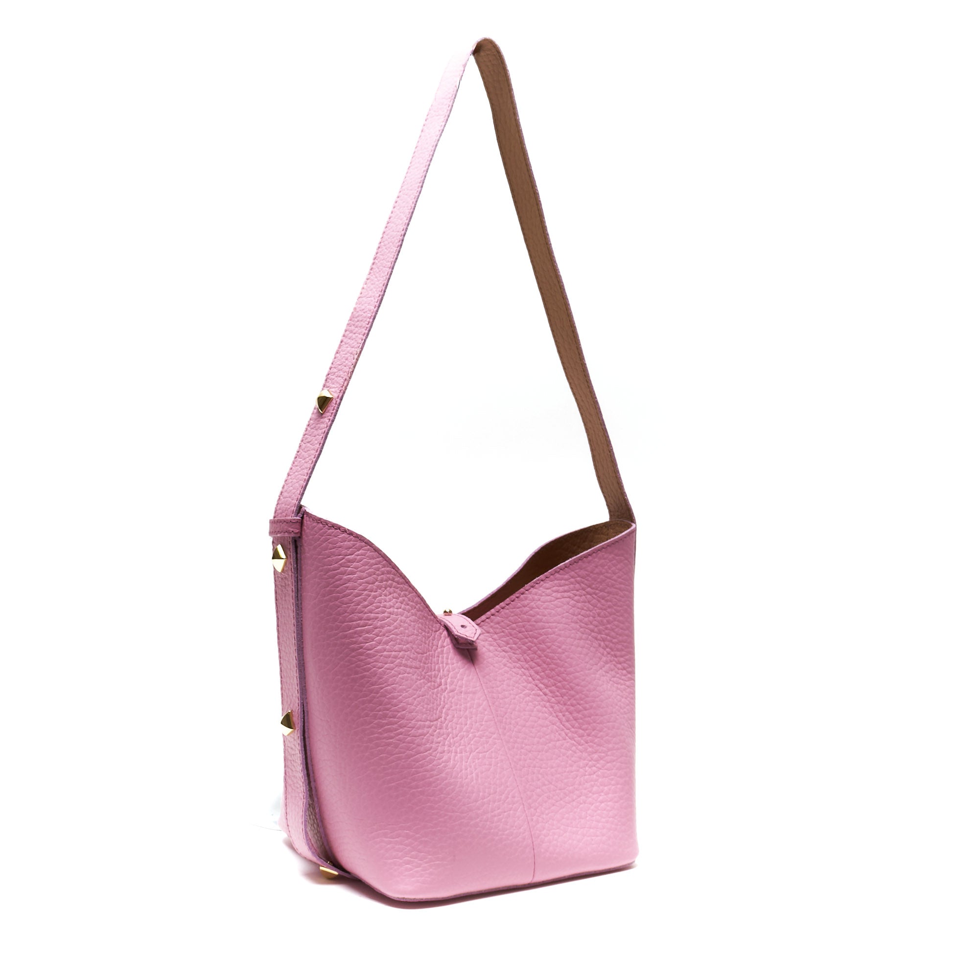 Borsa a Spalla in Vera Pelle con Pochette Estraibile – Made in Italy
