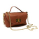 Mini Pochette in Vera Pelle con Tracolla a Catena – Made in Italy