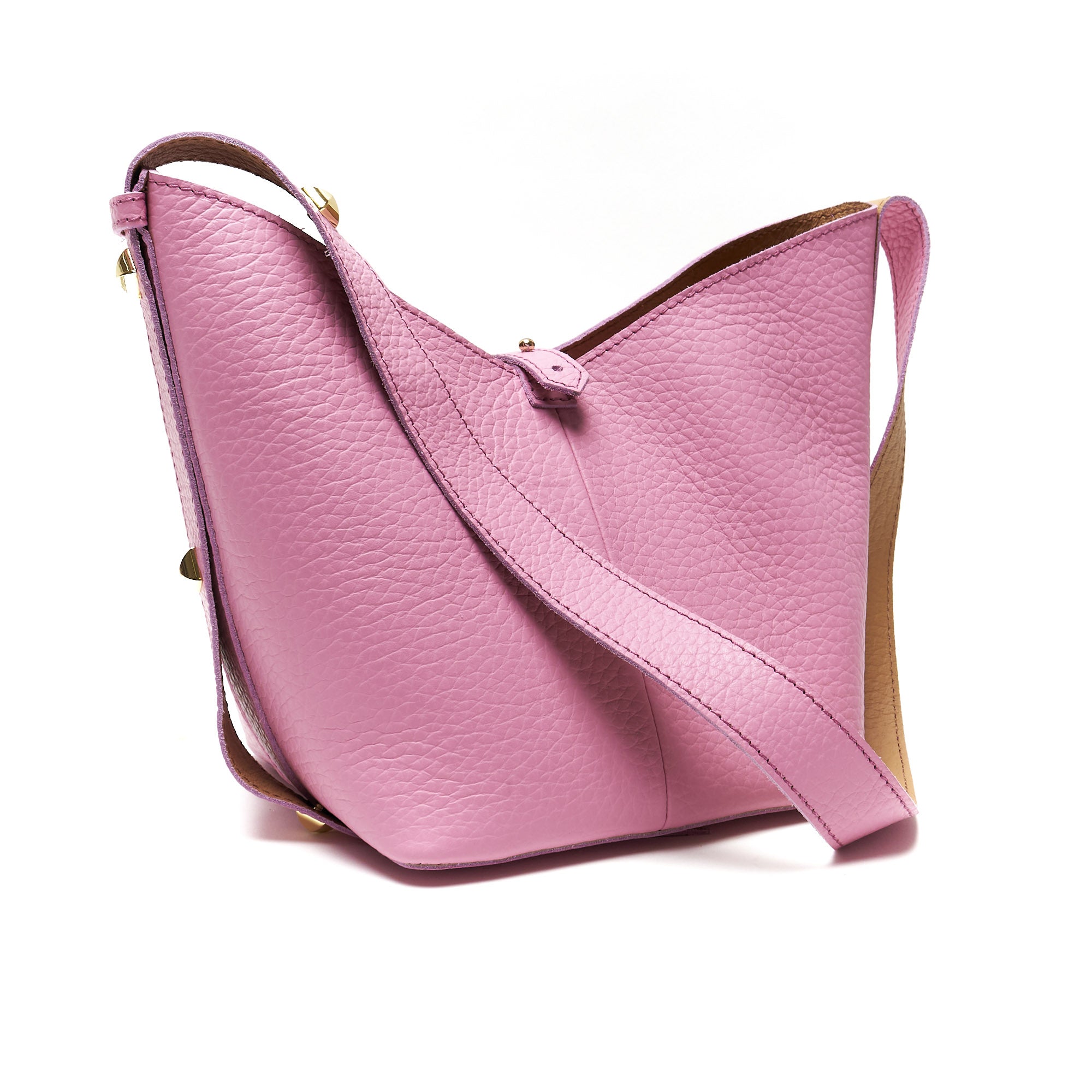 Borsa a Spalla in Vera Pelle con Pochette Estraibile – Made in Italy
