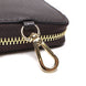Portadocumenti Donna in Vera Pelle Made in Italy con Zip e Moschettone Oro