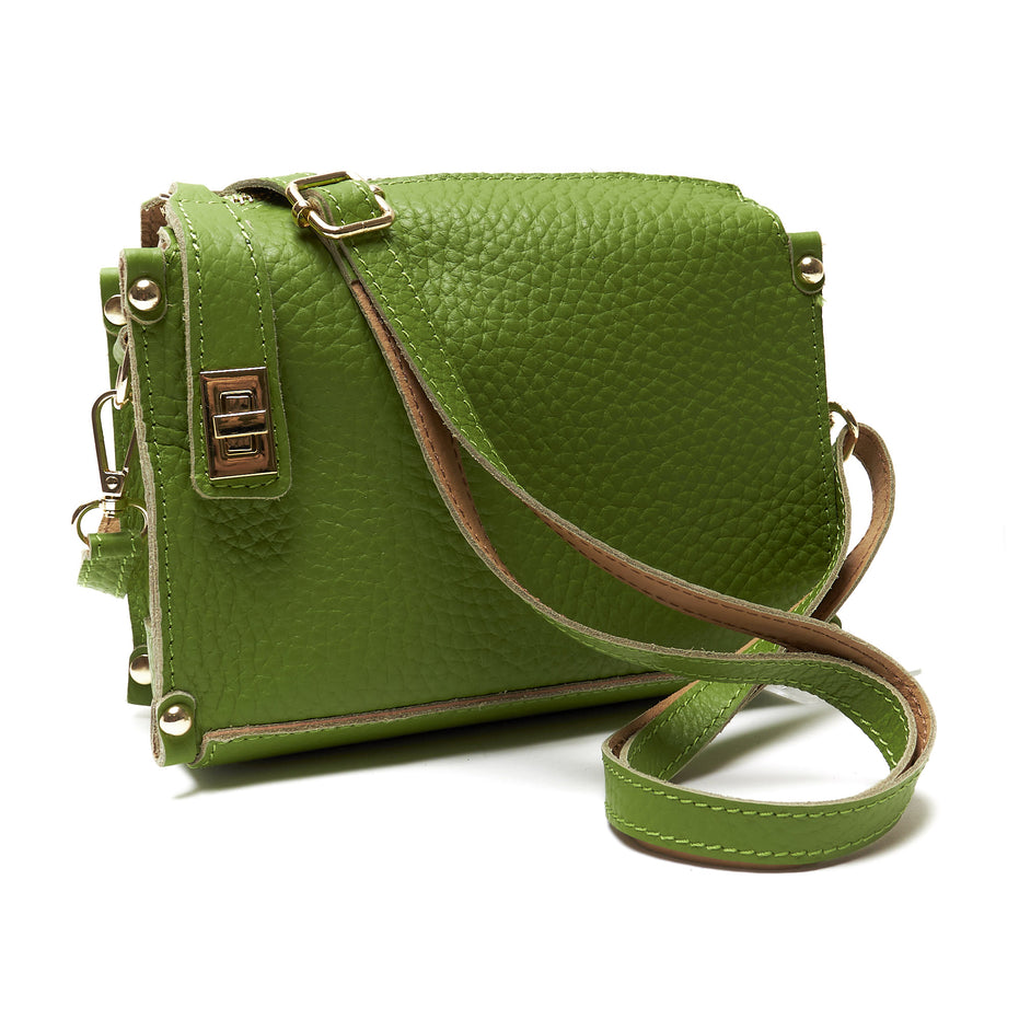 Pochette a Tracolla chiusura sicura in Vera Pelle – Made in Italy