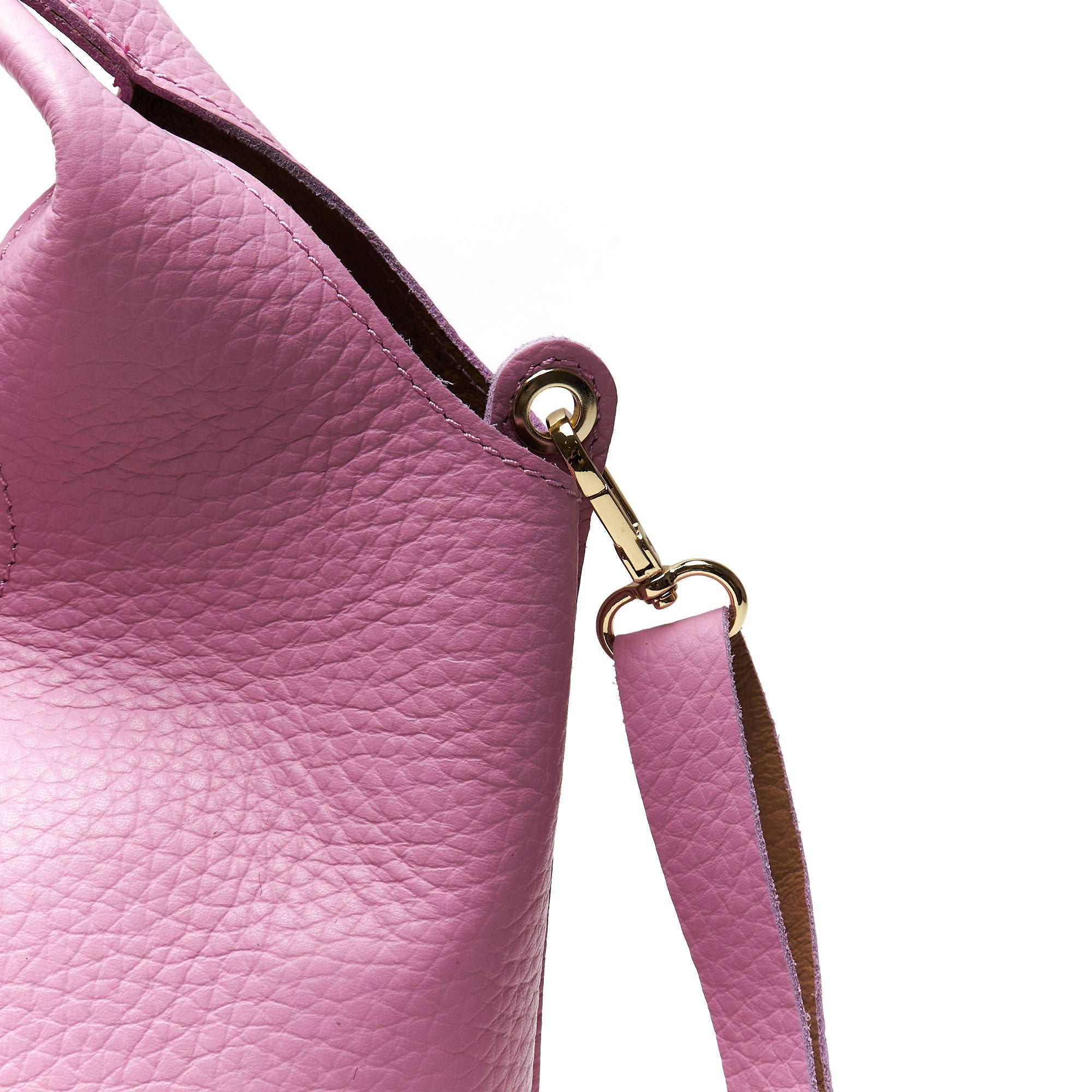 Borsa Hobo in Vera Pelle con Pochette Estraibile – Made in Italy