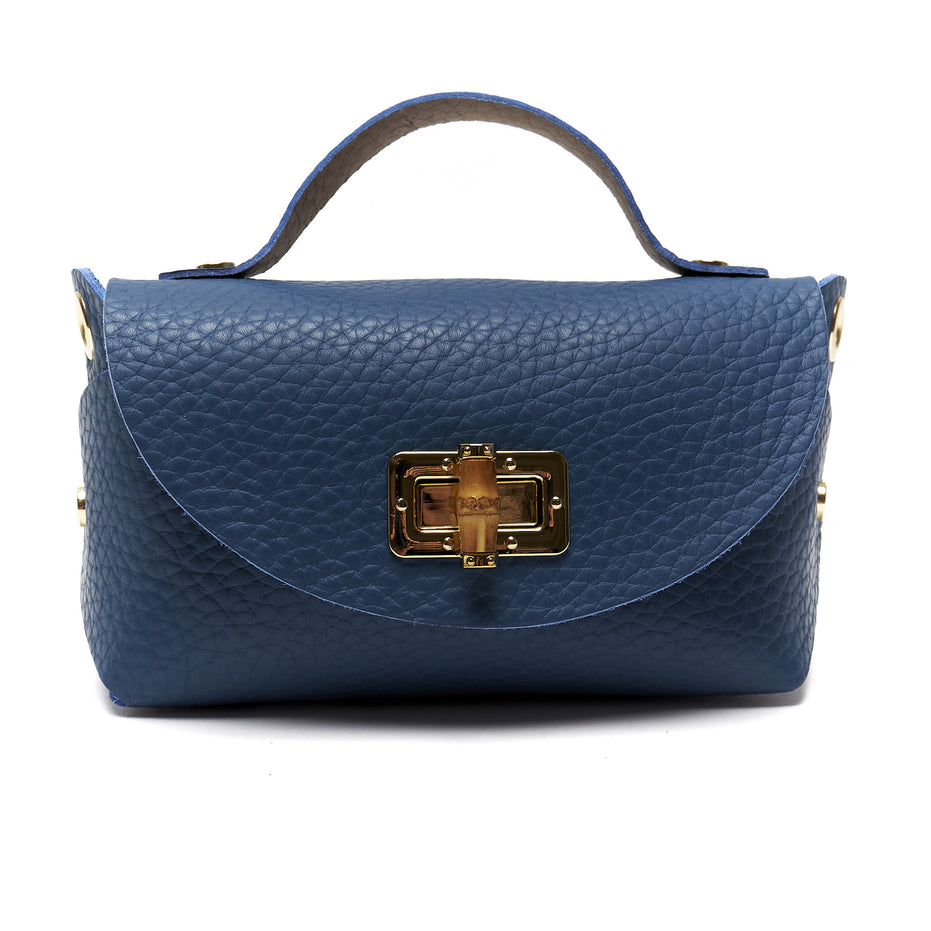 Mini Pochette in Vera Pelle con Tracolla a Catena – Made in Italy