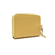 Portadocumenti Donna in Vera Pelle Made in Italy con Zip e Moschettone Oro