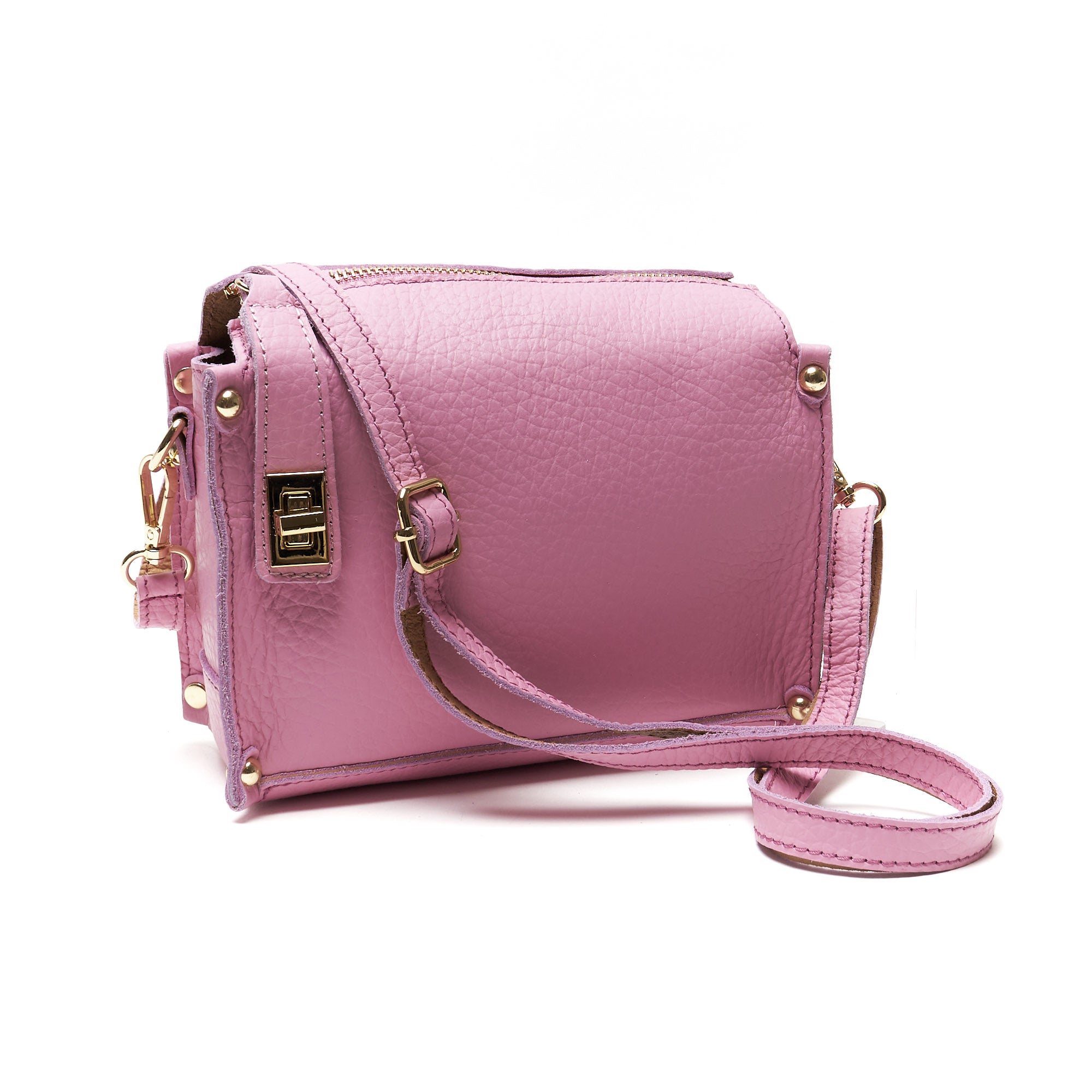 Pochette a Tracolla chiusura sicura in Vera Pelle – Made in Italy
