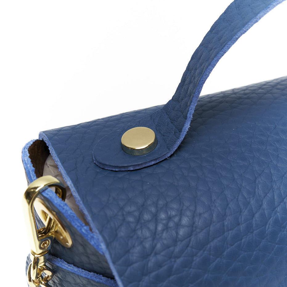 Mini Pochette in Vera Pelle con Tracolla a Catena – Made in Italy