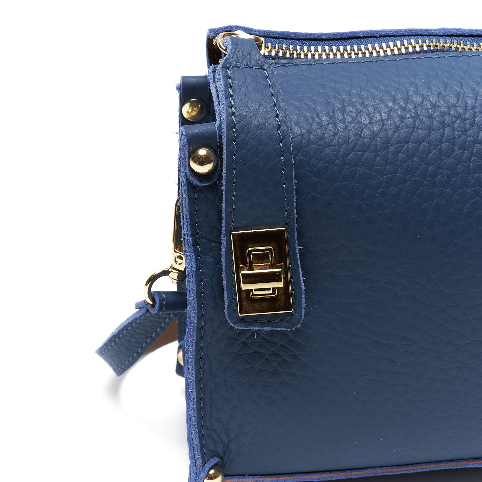 Pochette a Tracolla chiusura sicura in Vera Pelle – Made in Italy