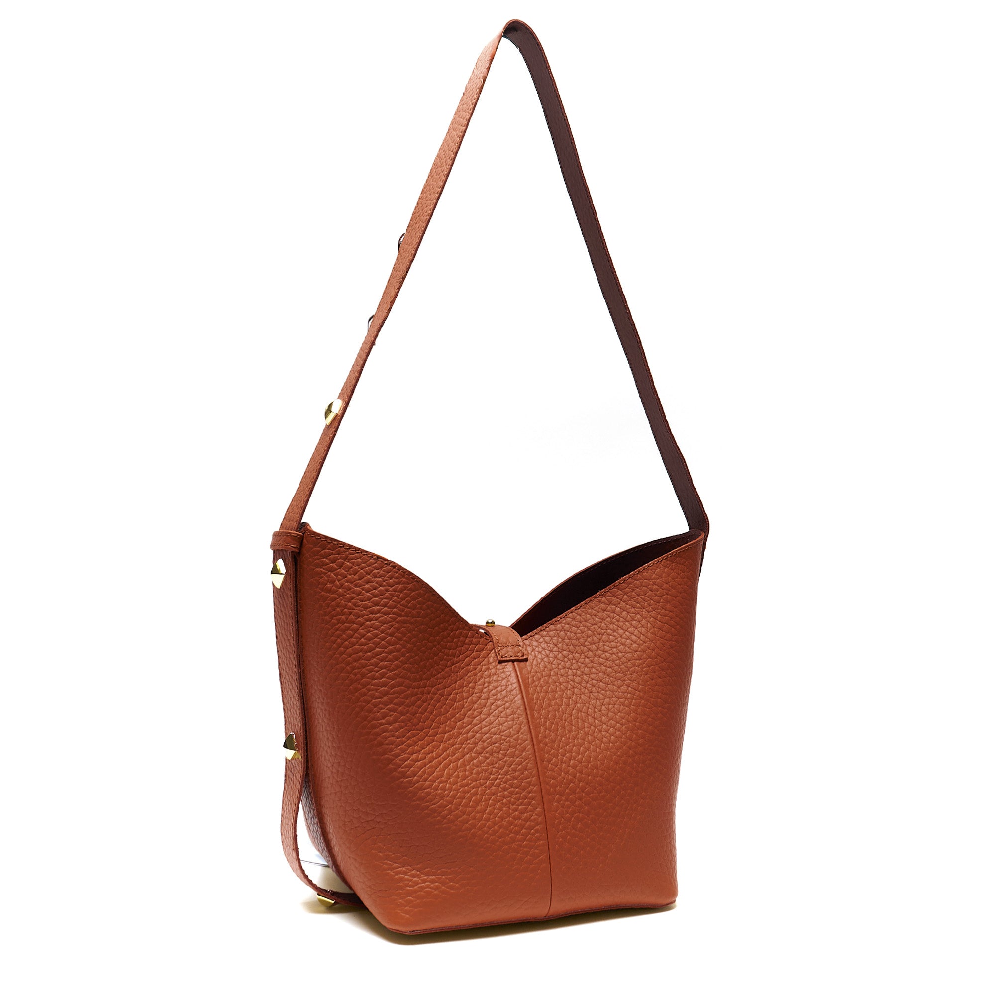 Borsa a Spalla in Vera Pelle con Pochette Estraibile – Made in Italy