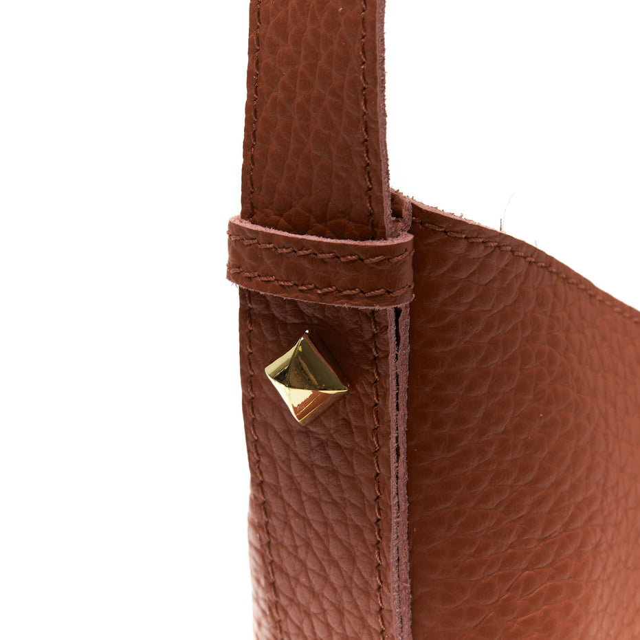 Borsa a Spalla in Vera Pelle con Pochette Estraibile – Made in Italy