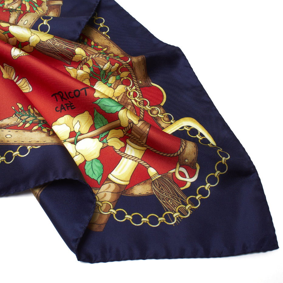 Foulard Donna Seta "Midnight Royale" - Made in Italy |100% Seta