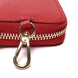 Portadocumenti Donna in Vera Pelle Made in Italy con Zip e Moschettone Oro