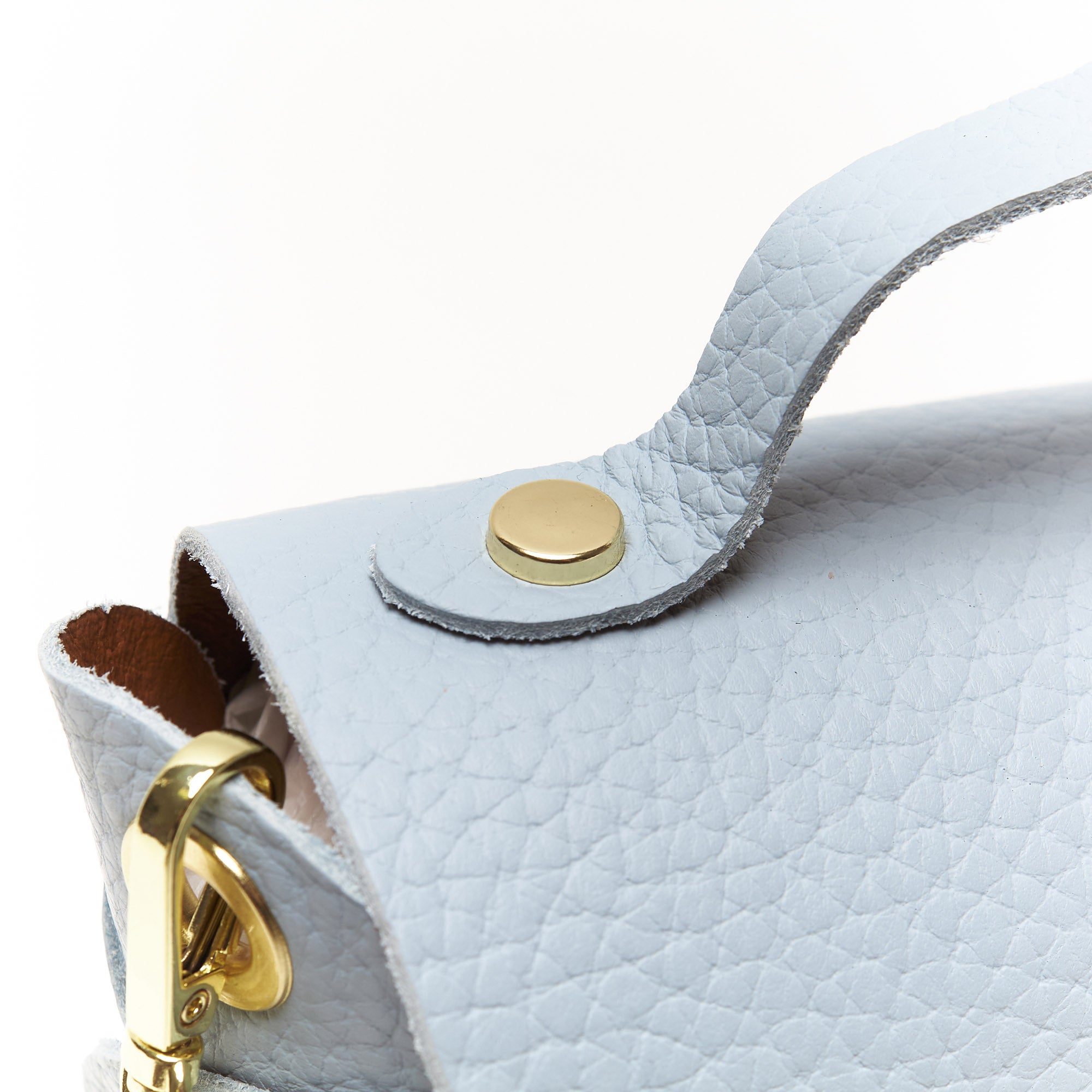 Mini Pochette in Vera Pelle con Tracolla a Catena – Made in Italy