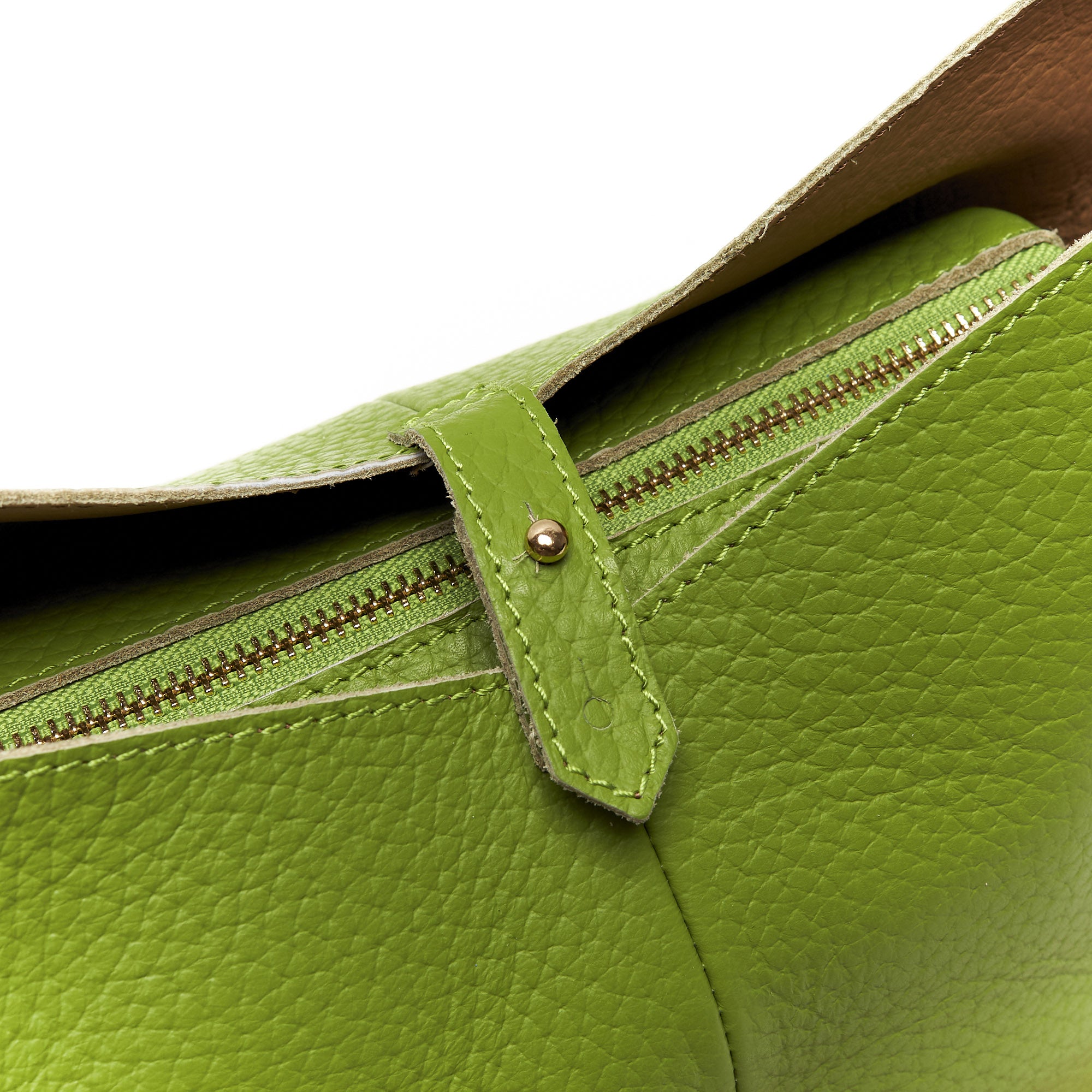 Borsa a Spalla in Vera Pelle con Pochette Estraibile – Made in Italy