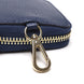 Portadocumenti Donna in Vera Pelle Made in Italy con Zip e Moschettone Oro