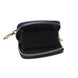 Portadocumenti Donna in Vera Pelle Made in Italy con Zip e Moschettone Oro