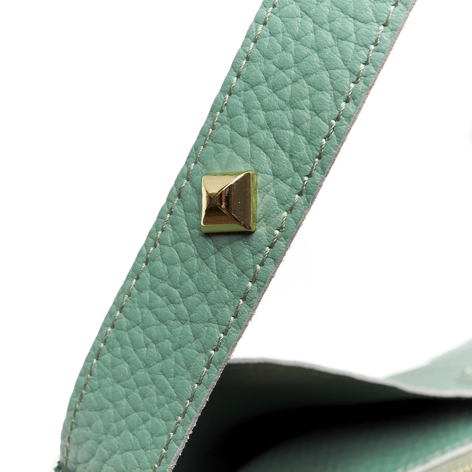 Borsa a Spalla in Vera Pelle con Pochette Estraibile – Made in Italy