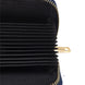 Portadocumenti Donna in Vera Pelle Made in Italy con Zip e Moschettone Oro