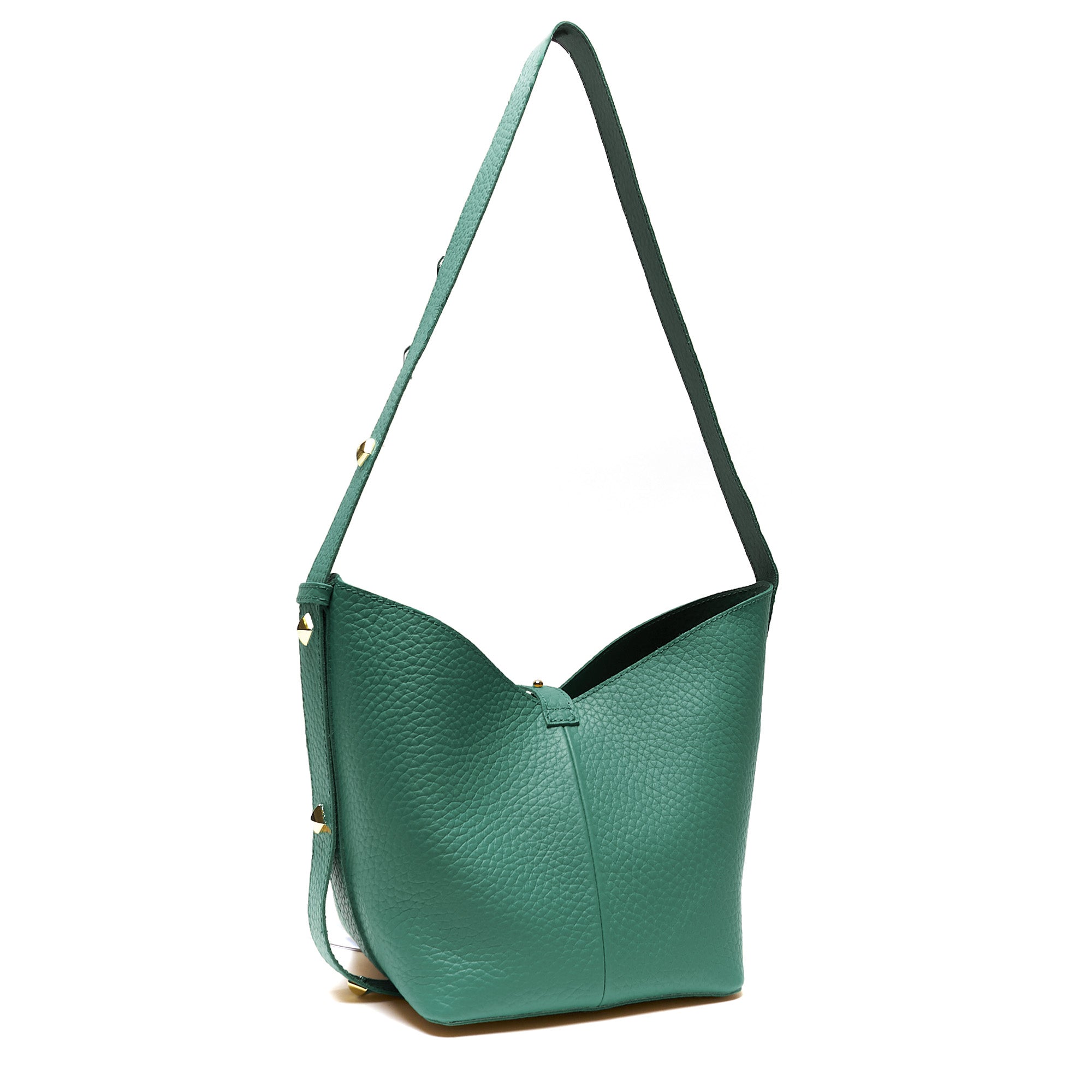 Borsa a Spalla in Vera Pelle con Pochette Estraibile – Made in Italy