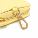 Portadocumenti Donna in Vera Pelle Made in Italy con Zip e Moschettone Oro