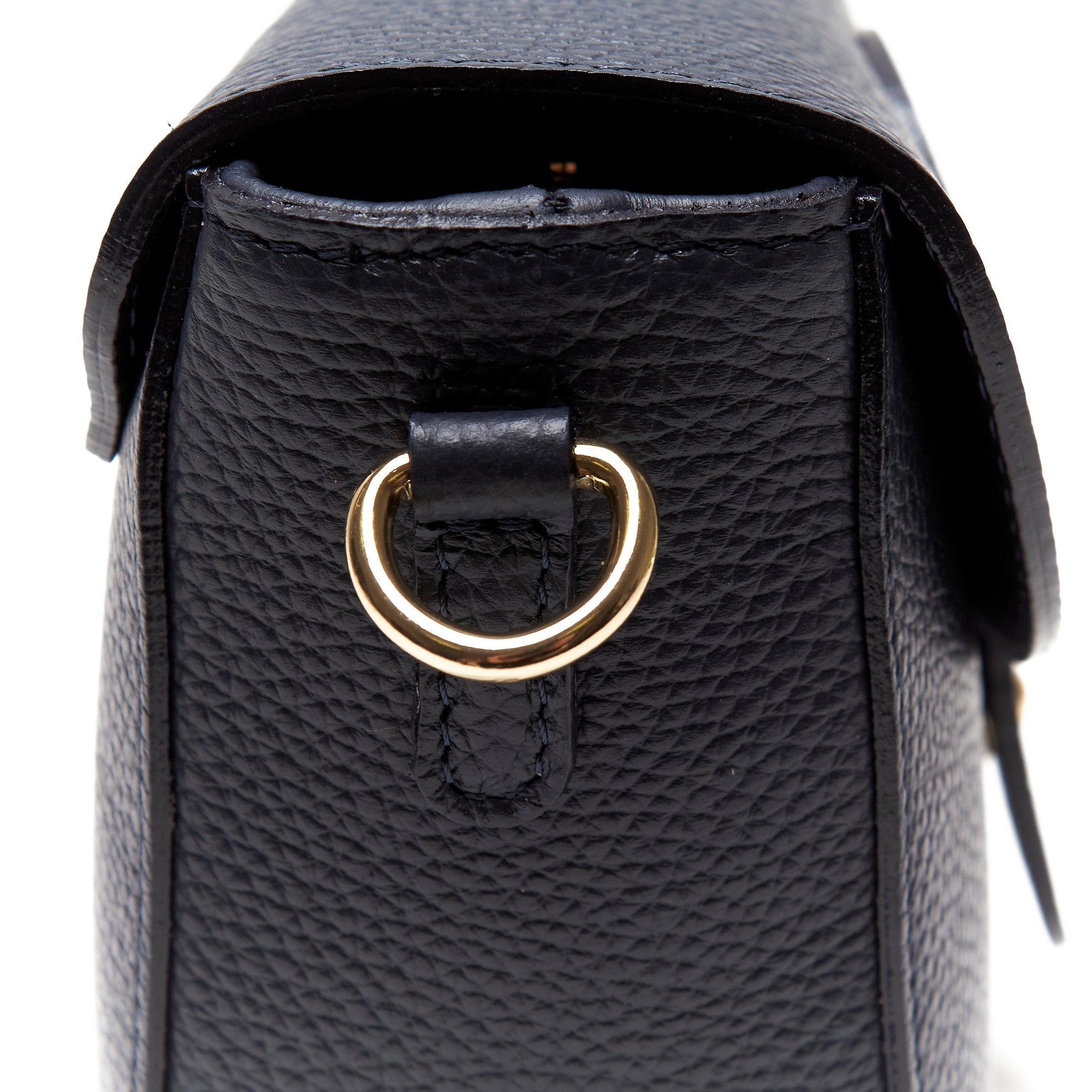 Borsa a Tracolla Stondata in Pregiata Pelle Pieno Fiore – Made in Italy