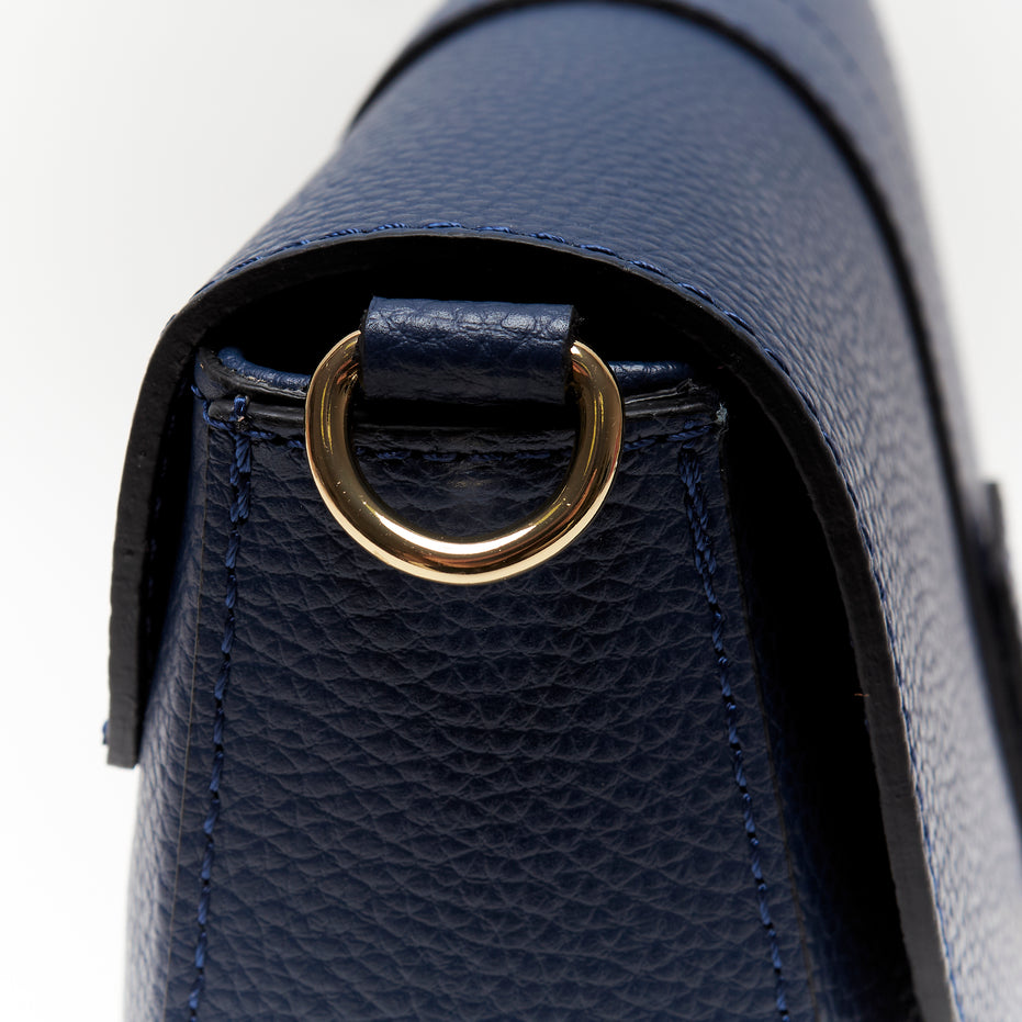 Borsa a Cartella in Pelle Pieno Fiore – Made in Italy