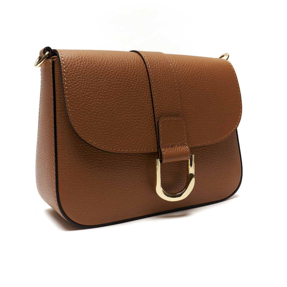 Borsa a Cartella in Pelle Pieno Fiore – Made in Italy