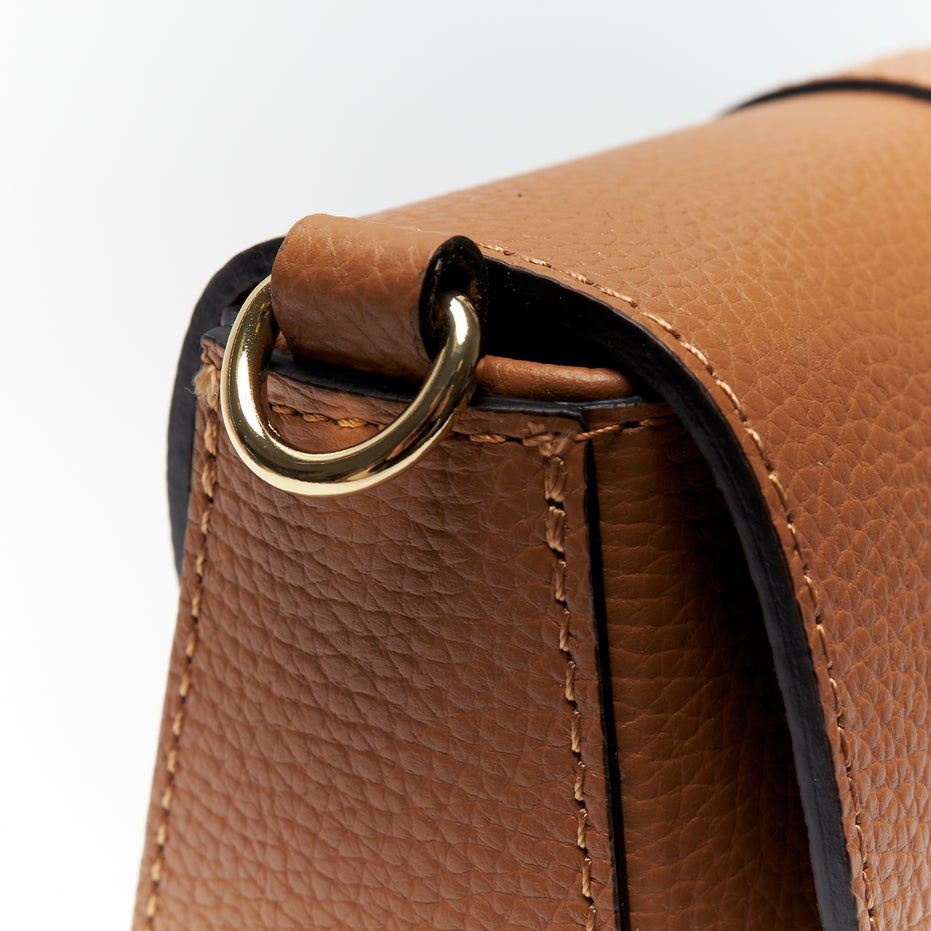 Borsa a Cartella in Pelle Pieno Fiore – Made in Italy