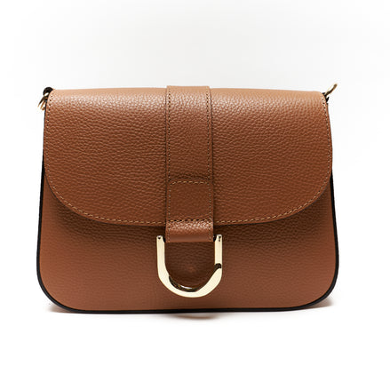 Borsa a Cartella in Pelle Pieno Fiore – Made in Italy