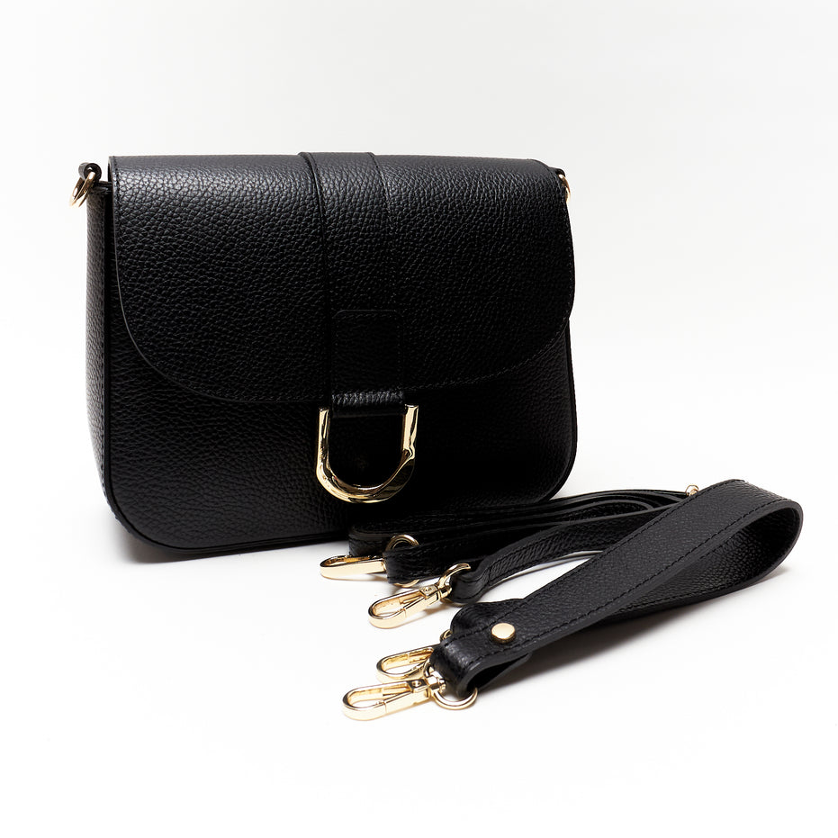 Borsa a Cartella in Pelle Pieno Fiore – Made in Italy