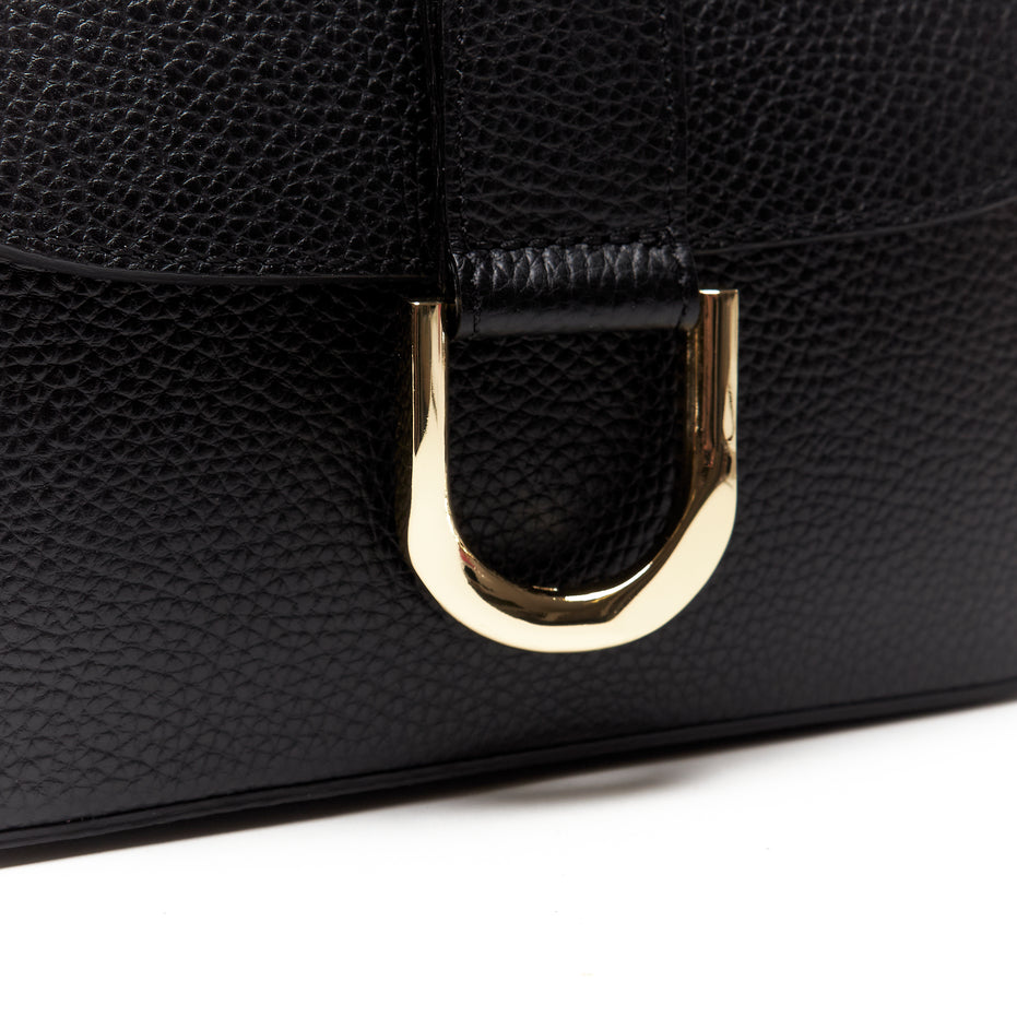 Borsa a Cartella in Pelle Pieno Fiore – Made in Italy