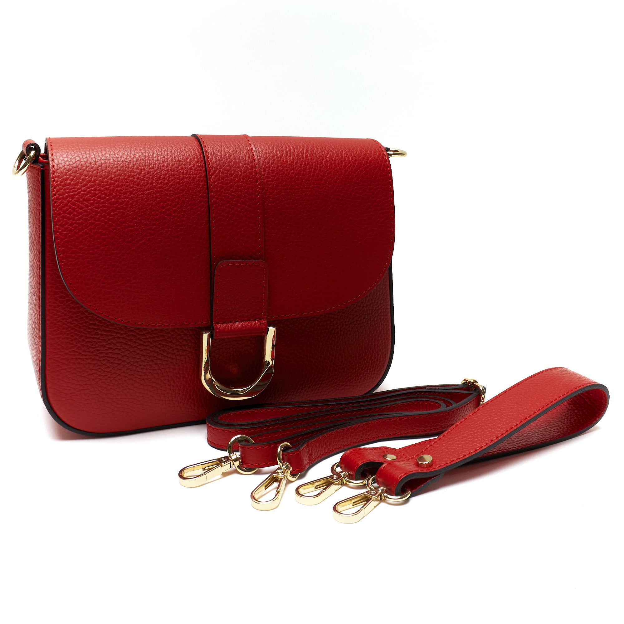 Borsa a Cartella in Pelle Pieno Fiore – Made in Italy